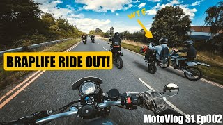 The Most Insane bike meet BrapLife Ride out  MotoVlog S1 Ep02 [upl. by Aray884]