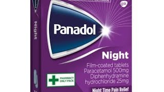 Panadol Night tablet in pakistan [upl. by Orutra462]