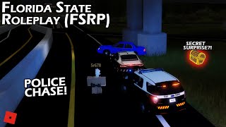 HIGH SPEED CHASE  ROBLOX  Florida State Roleplay FSRP [upl. by Smallman]