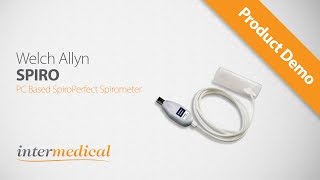 Welch Allyn PCBased SpiroPerfect Spirometer with 3l Syringe DEMO [upl. by Florian]