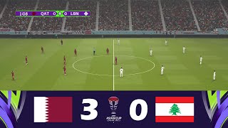 Qatar contre Liban 30  Coupe dAsie de lAFC Qatar 2023™  Résumé du Match [upl. by Haerb]