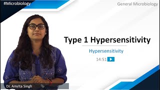 Microbiology  General Microbiology  Hypersensitivity  Type1 Hypersensitivity  NEET MDS [upl. by Meneau]