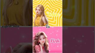 Yellow 💛 Vs Pink 💗 shortsytshorts viralshortvideotrending youtubeshorts SandhJavid7 [upl. by Giffie896]