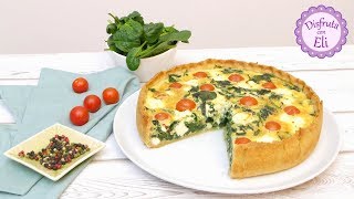 Quiche de espinacas con queso de cabra [upl. by Agace107]