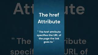 HTML Tutorial 9  The href Attributes shorts [upl. by Llennahc404]