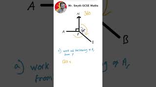 GCSE Maths  Bearings bearings bearing gcsemaths maths gcse mathsgcse [upl. by Dine]