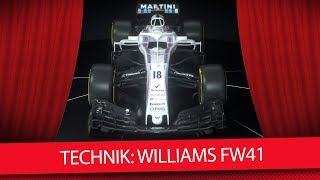 Formel 1 Autos 2018 Der neue Williams FW41 TechnikCheck [upl. by Alletnahs]