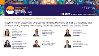 Keynote Panel Discussion Overcoming Funding Permitting and ESG Challenges [upl. by Drice]