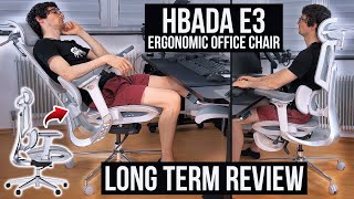 HBADA E3 Ergonomic Office Chair  Review After 6 Months  Pros amp Cons Honest Review [upl. by Navar]