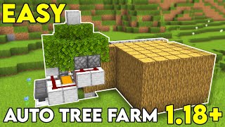 PLAYERLESS AFK TREE FARM Tutorial 2000 LogsHour Minecraft Bedrock  Xbox MCPE PS5 Switch [upl. by Amadas66]