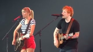 Taylor Swift  quotEverything Has Changedquot Feat Ed Sheeran Live in San Diego 81513 [upl. by Aztiraj]