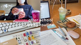 【study vlog】📝大学生の効率の良い勉強方法  放課後勉強ルーティン my after school study routine⌨️ [upl. by Ainaled739]