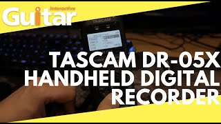 Tascam DR05X Handheld Digital Recorder  Review [upl. by Magan]