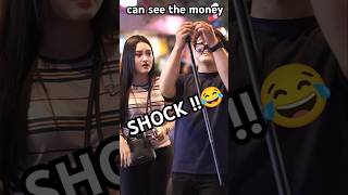 BLIND SEE MONEY🤣comedyvideo funnyvideo funnyshorts comedy prank funny comedyshorts shorts [upl. by Nikral131]