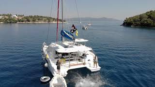 flotilla lefkada Greece sunsail 2018 [upl. by Rolyak]