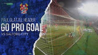 From the GoPro  Paul Glatzel equaliser v Salford City [upl. by Enyahs201]