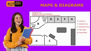 IELTS Listening maps diagrams practice test with answers [upl. by Ativla]