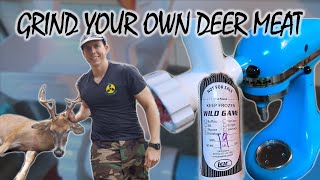 How to Grind Your Own Deer Meat with a KitchenAid Stand Mixer [upl. by Lord19]