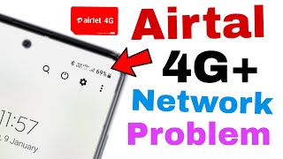 airtel 4g network problem solution  4g airtel network problem [upl. by Enila46]