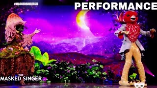 Mushroom amp Robin Sings quotWe Foud Lovequot  The Masked Singer UK  Season 3 [upl. by Aivle]