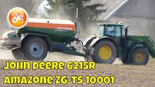 Fertilizing 2024  John Deere 6215R amp Amazone ZGTS 10001 ProfisPro [upl. by Aleydis]