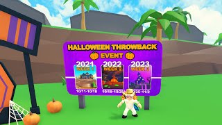 Tropical Resort Tycoon Halloween Throwback Week 2 2022 10181025 [upl. by Wiles396]