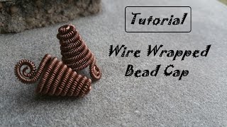 Coiled Bead Cap Tutorial [upl. by Emlin731]