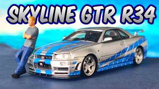 El PODEROSO SKYLINE GTR R34 DE BRIAN OCONNER YA ESTA EN MI COLECION [upl. by Delaney]