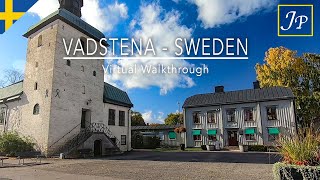 Beautiful Swedish City  Vadstena  Virtual Walk [upl. by Chucho]