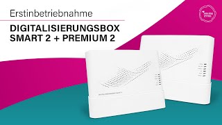 Telekom Digitalisierungsbox Smart 2 amp Premium 2  Erstinbetriebnahme [upl. by Clancy]