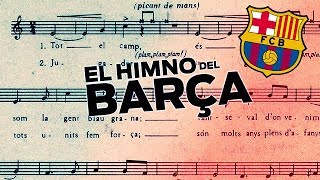 TODO LO QUE NO SABÍAS SOBRE EL HIMNO DEL FC BARCELONA 🎵🔵🔴 [upl. by Susie]