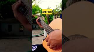 Chords Am F C G lesson shorts [upl. by Witherspoon457]