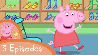 Peppa Pig  Shopping and new things 3 episodes [upl. by Ushijima]