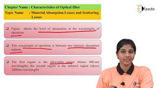 Material Absorption Losses Scattering Losses  Fiber Optic Instrumentation [upl. by Elum452]