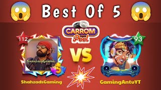 GamingAntuYT Vs Shahzads Gaming 😱  Top 5 💥  Carrompool  Carrom Disc Pool  Carrom Board [upl. by Annawek]