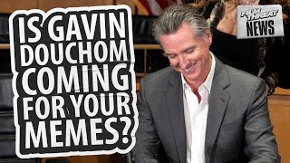 GAVIN NEWSOM SIGNS BILLS LIMITING AI PARODY INTERNET RESPONDS WITH AI PARODIES  Film Threat News [upl. by Gretna]