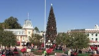 A Disneyland Christmas Main Street Holiday Decorations 2012 HD POV [upl. by Ferdinana]