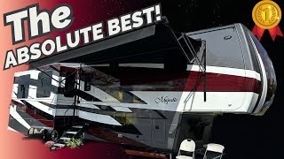 The BEST QUALITY Fifth Wheel RV to Live in  2024 New Horizons Majestic Custom RV [upl. by Neraa]