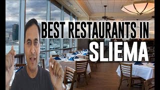 Best Restaurants and Places to Eat in Sliema  Malta [upl. by Remas]