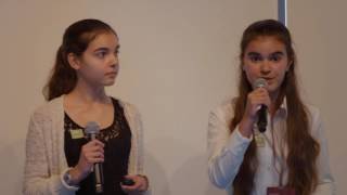 2016 Technovation World Pitch Competition  California Coders [upl. by Adnauqahs476]