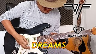 Dreams  Van Halen  Guitar Cover  Samick Stratocaster [upl. by Nnaerb]