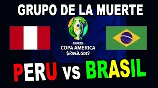 SORTEO DE LA COPA AMERICA BRASIL 2019  EL GRUPO DE LA MUERTE [upl. by Ahsertal]