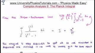 Planck Integral Solution [upl. by Petersen733]