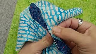 Invisible Applique Stitch for Hand Applique [upl. by Nalro]