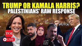 PalestinianAmericans Blunt Response On Trump Vs Harris Contest  Voices From Ramallah [upl. by Arriaes]