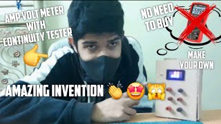 How to Make Multimeter At Home easily   Sohaib Experiment [upl. by Mandell]