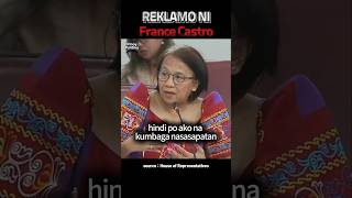 REKLAMO NI FRANCE CASTRO OVP VPSara ConfidentialFunds [upl. by Adnuahsal]