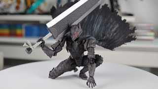 Bandai SH Figuarts Action Figure Guts Berserker Armor  Heat of Passion UnboxingPosesComparison [upl. by Enier777]