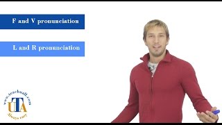 English pronunciation F and V pronunciation R and L pronunciation [upl. by Einaj]