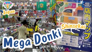 Summer Osaka Mega Donki Don Quijote Shinsekai Japan [upl. by Legin]